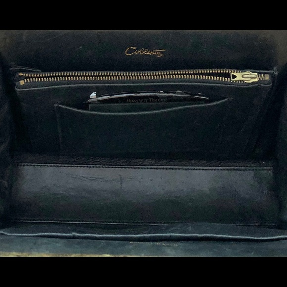 SOLD! Coblentz Women Alligator Black Handbag Purse - Picture 7 of 8